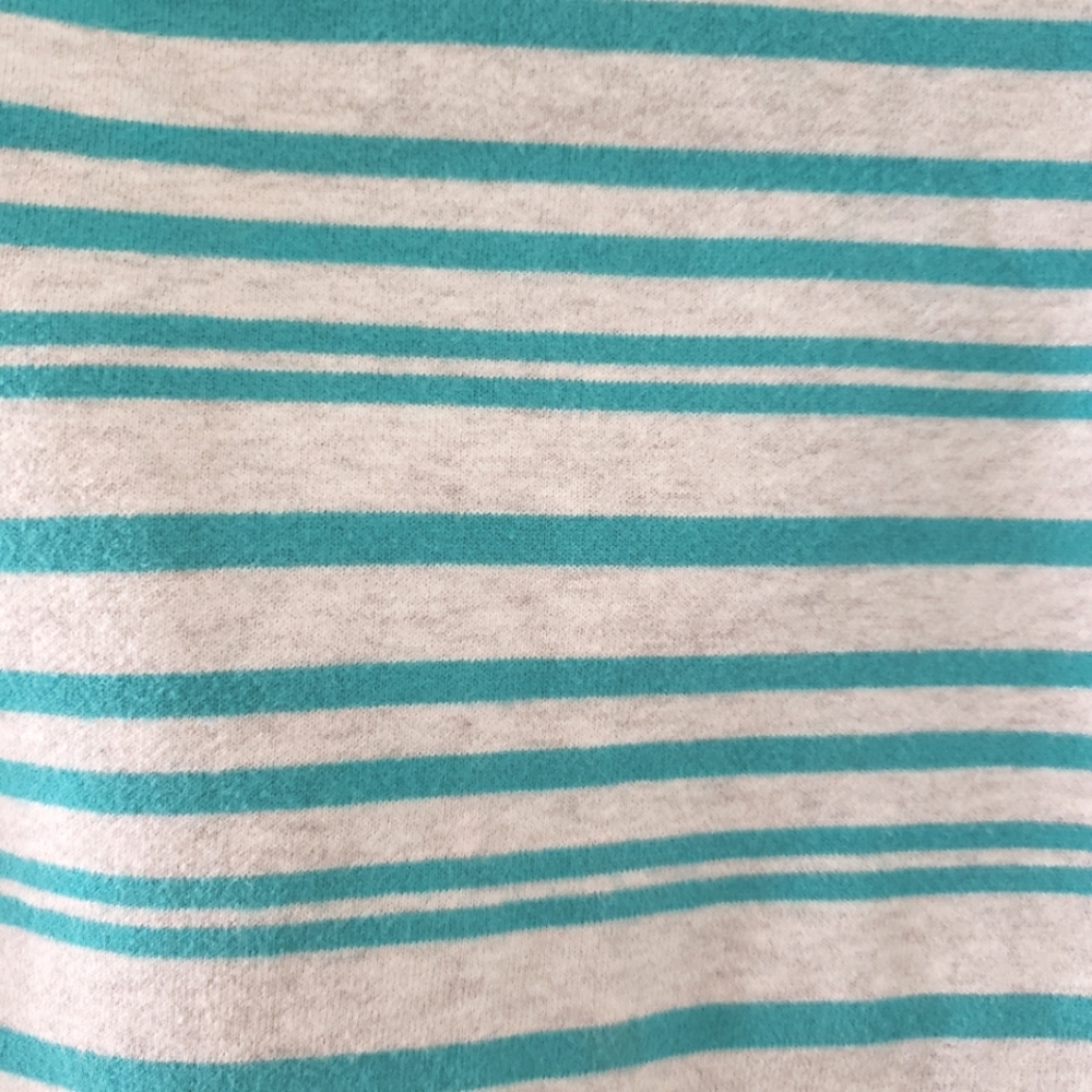 Lululemon – Striped Zip Up Hoodie Teal & Gray Patterned Sweater Thick Bu… - Picture 3 of 6
